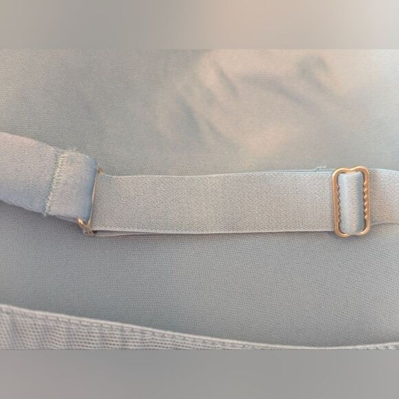 Cacique Lane Bryant 44DDD Blue Floral Boost Balconette Bra Lace Push Up - Picture 6 of 7